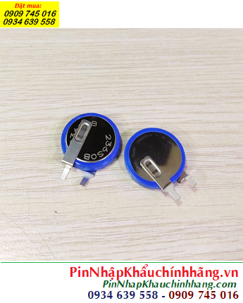 Maxell CR2032HR (chân thép hàn T60), Pin 3v lithium Maxell CR2032HR Loại Pin chịu Nhiệt độ cao